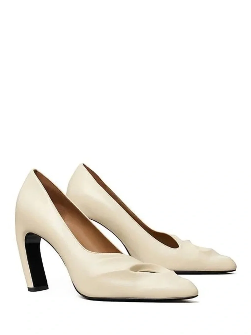 Tory Burch sculpted peep toe Pumps NWOB